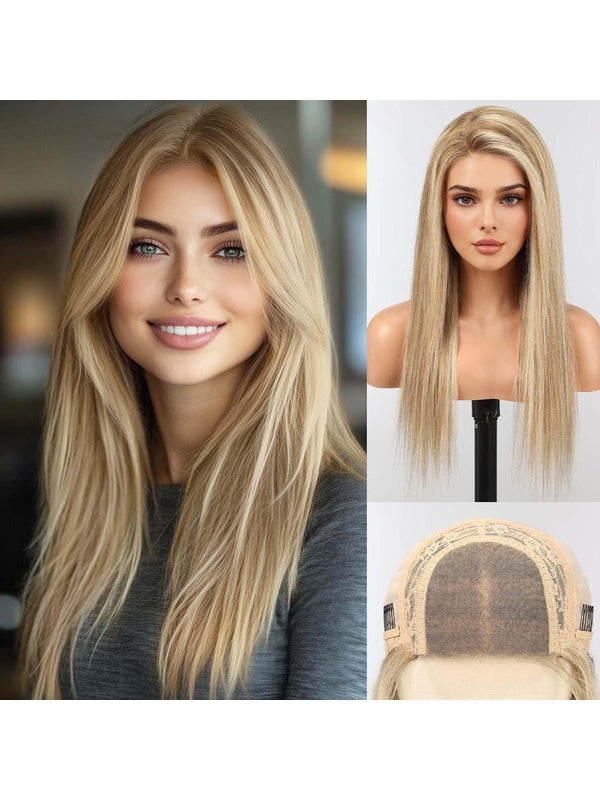 Ash Blonde Bob Wig Lace Front Human Hair Wigs  Straight Lace Front Wig