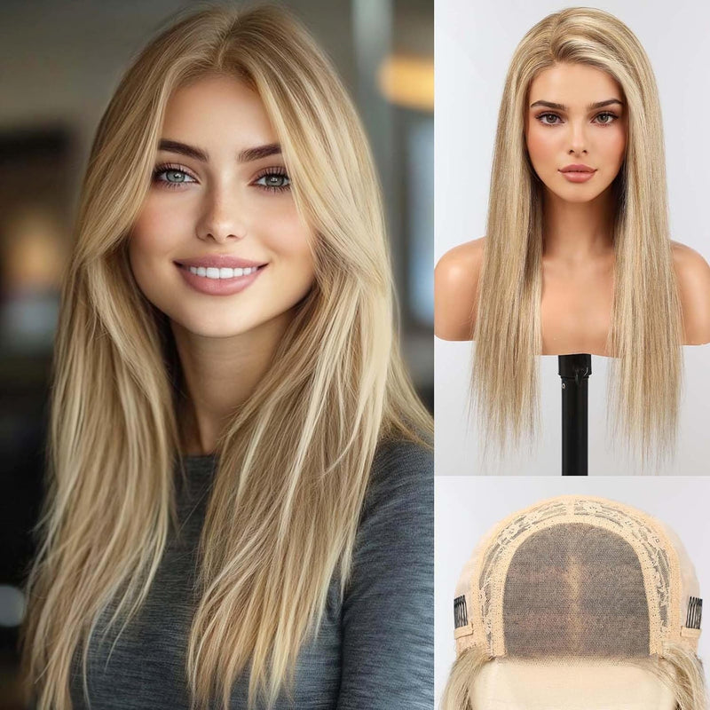 Ash Blonde Bob Wig Lace Front Human Hair Wigs  Straight Lace Front Wig