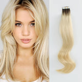 Tape In Hair Extension Rooted R#2/#60