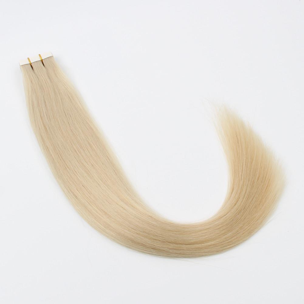Tape in Hair Extensions #60 Platinum Blonde