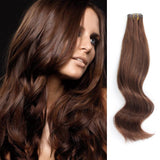 Tape In Hair Extension #4 Medium Reddish Brown