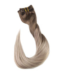 Ombre Blonde Clip in Hair Extensions #8 Fading to #60 #18