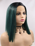 Ombre Bob Straight Synthetic Lace Front Wig
