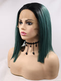 Ombre Bob Straight Synthetic Lace Front Wig