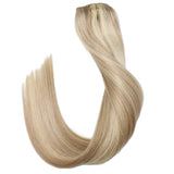 Blonde Highlights Clip in Hair Extensions#18/#613