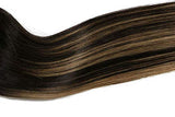 Ombre Off black brown Clip in Hair Extensions