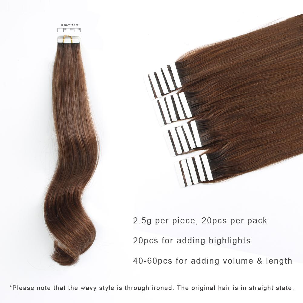 Tape In Hair Extension Rooted R#2/#4