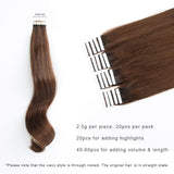 Tape In Hair Extension Rooted R#2/#4