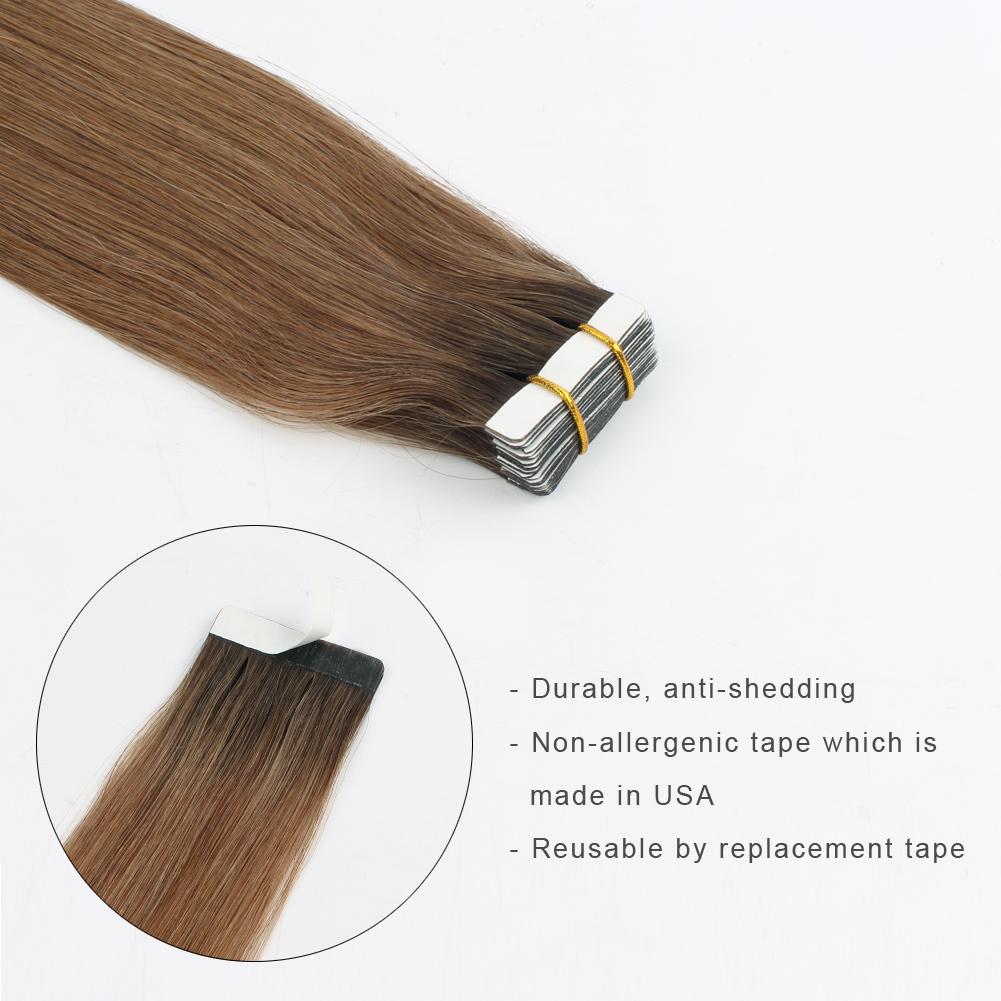 Tape In Hair Extension Rooted R#2/#6