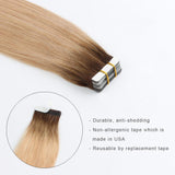Tape In Hair Extension Rooted R#4/#18