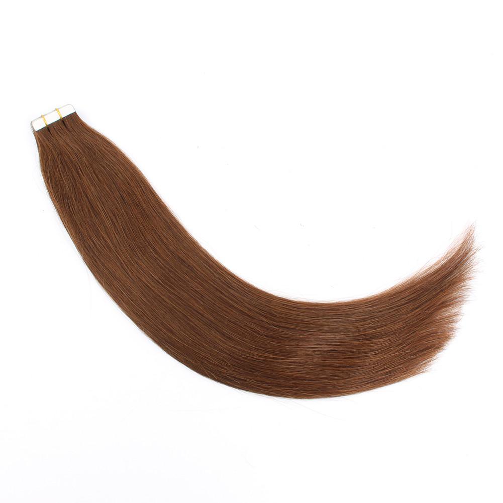 Tape In Hair Extension #4 Medium Reddish Brown