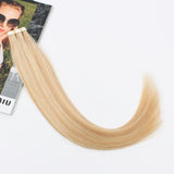 Tape In Hair Extension P #18/#613 Dirty Blonde Highlights Beach Blonde