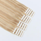 Tape In Hair Extension P #18/#613 Dirty Blonde Highlights Beach Blonde